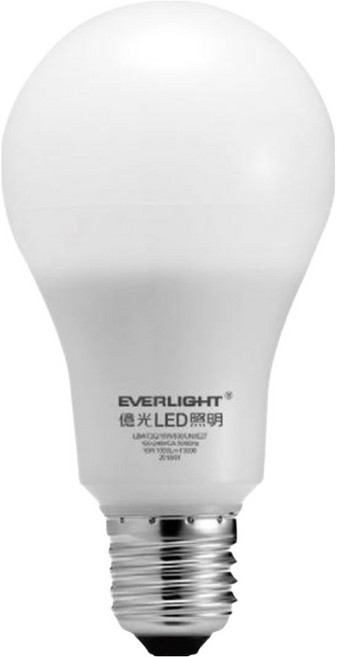 EVERLIGHT 億光 超節能 LED球泡燈 13W, 白光, 1個