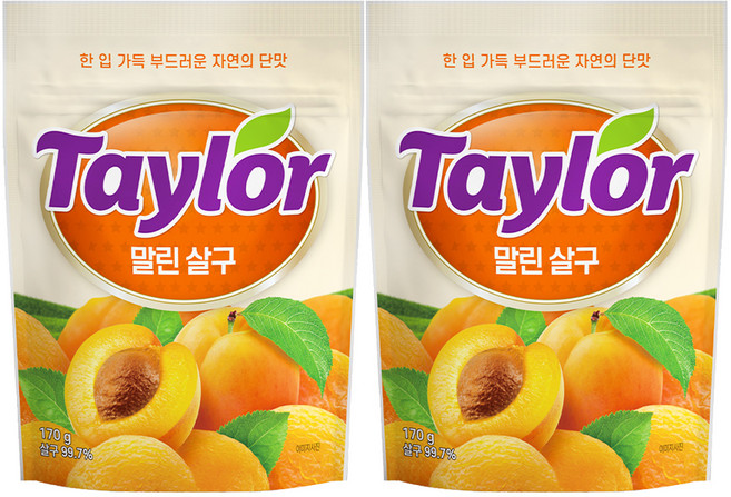 테일러 말린살구, 170g, 2개