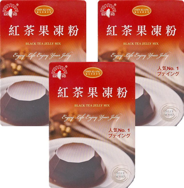 新光洋菜 紅茶果凍粉, 100g, 3盒