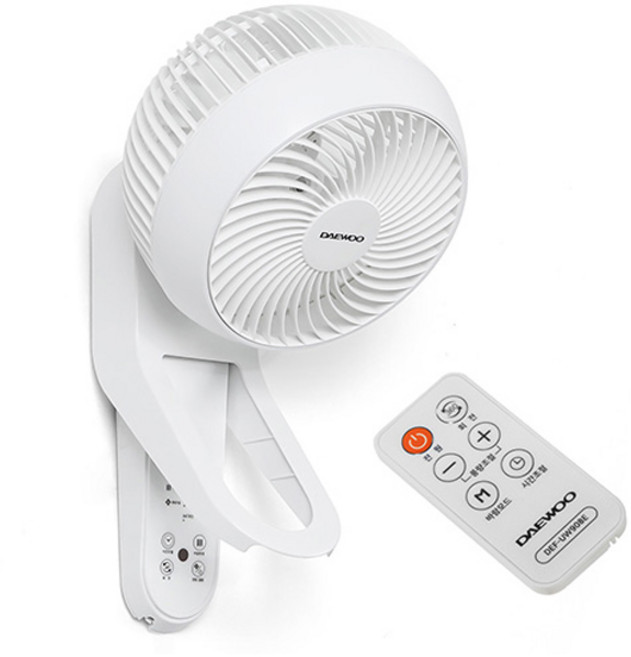 대우어플라이언스 리모컨형 벽걸이 써큘레이터, DEF-UW908E