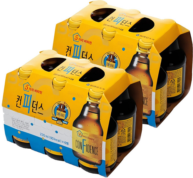 컨피던스 멀티비타민 음료, 230ml, 12개