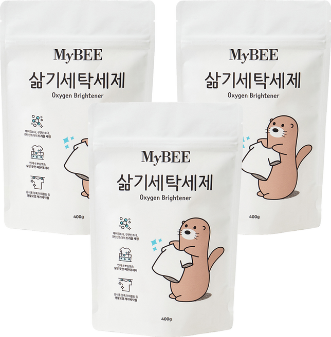 마이비 삶기 세탁세제 리필, 3개, 400g