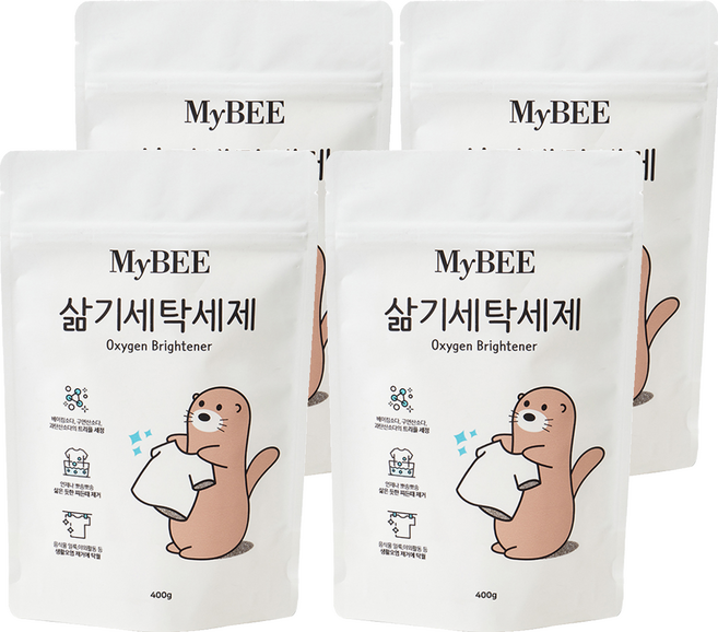 마이비 삶기 세탁세제 리필, 4개, 400g