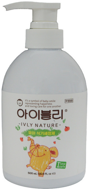 아이블리네이처 유아 식기세정제, 500ml, 1개