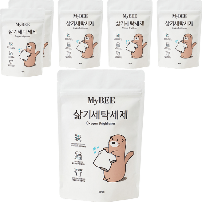 마이비 삶기 세탁세제 리필, 6개, 400g