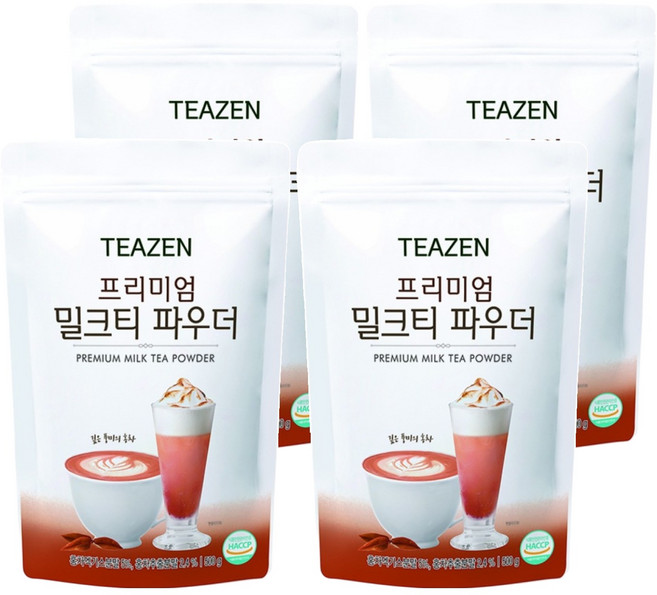 티젠 프리미엄 밀크티 파우더, 500g, 1개입, 4개, 500g