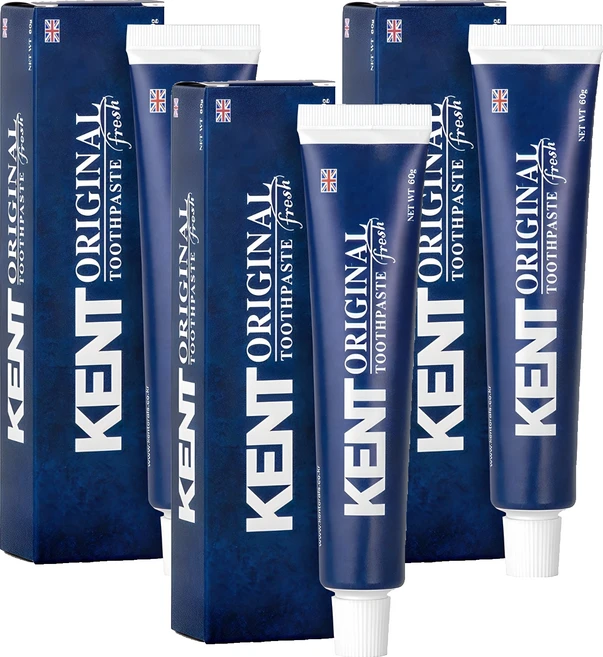 켄트 오리지널 치약 프레쉬, 60g, 3개 - 쿠팡