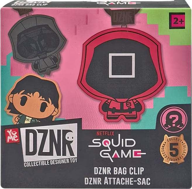 YU ME 公仔盲盒吊飾 魷魚遊戲, 1個