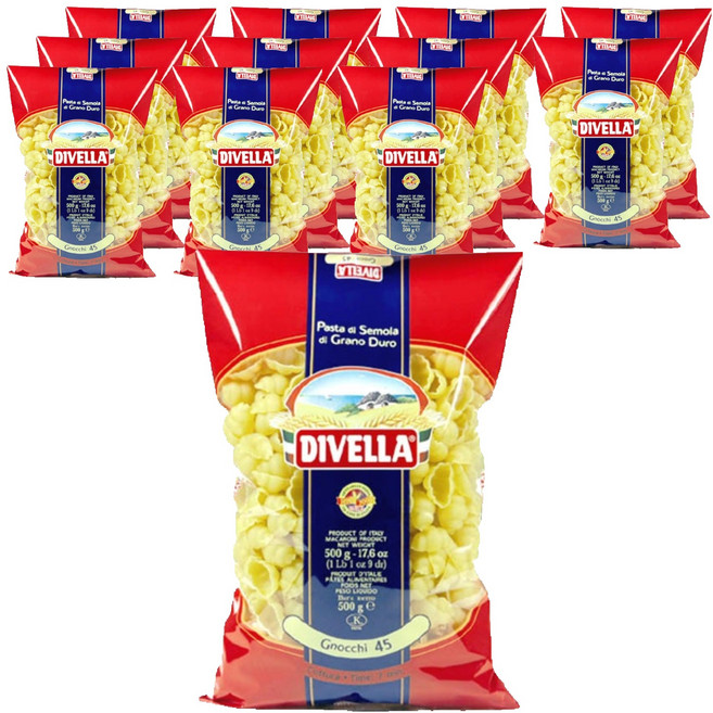 DIVELLA 德威樂 義大利麵疙瘩, 500g, 12包