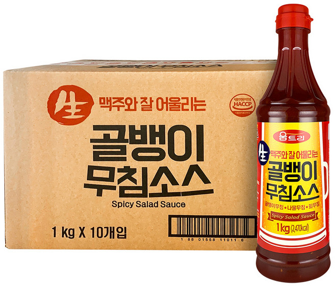 움트리 골뱅이 무침 소스, 1kg, 10개