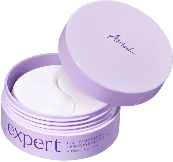 아리얼 엑스퍼트 칼슘 콜라겐 리페어 아이 겔 패치, 1개, 60개입 - 쿠팡