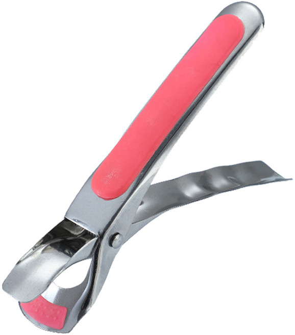 재니홈 스테인리스 냄비집게 핑크, 1개