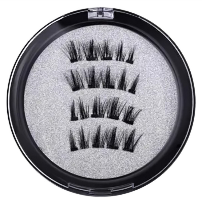 Mass 生活好物 量子磁力假睫毛套組 白月光款+睫毛夾 HPD09, 1組