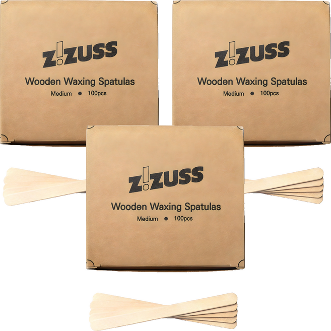 지저쓰 왁싱 우드 스파츌라 중 100p, 3개