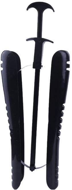 해피굿즈 롱부츠 주름방지 고급 부츠키퍼 42cm, 블랙, 1개