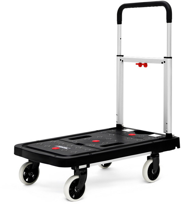 로티홈 플랫폼 핸드카트 일반형, 1개, 실버