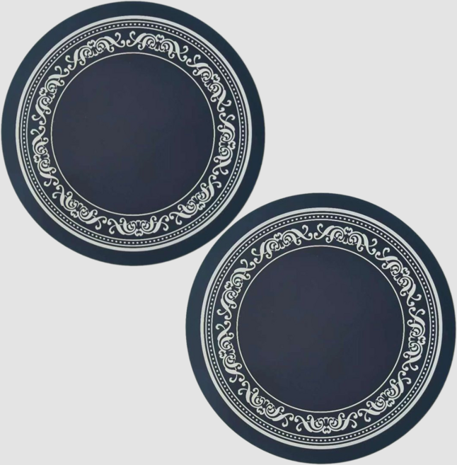 해피위더스 실리콘 인덕션 보호 매트, 네이비, 2개