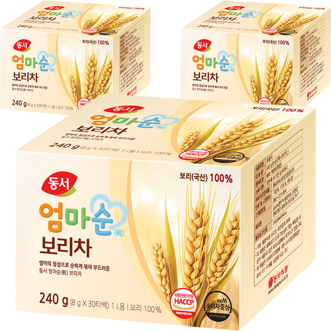 동서 엄마순 보리차, 8g, 30개입, 3개