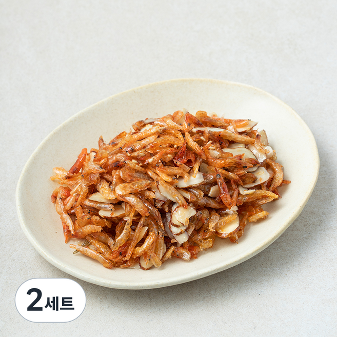 우리아이튼튼 아몬드 보리새우 볶음 만들기 세트 140g, 70g, 2세트