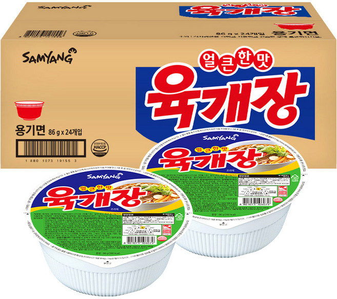 삼양 육개장 86g, 24개