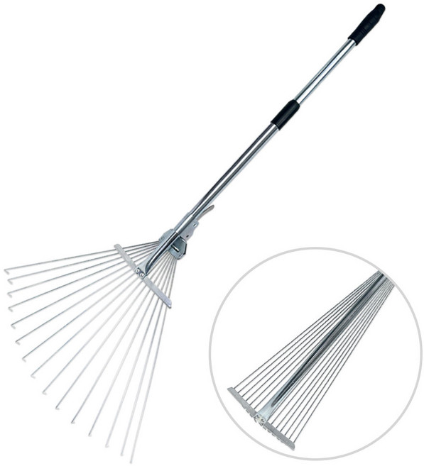 월드크린 15발 접이식 프리미엄 갈퀴 2단, 1개