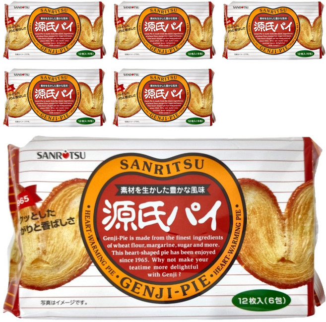 SANRITSU 三立製菓 源氏派 12枚, 120g, 6袋