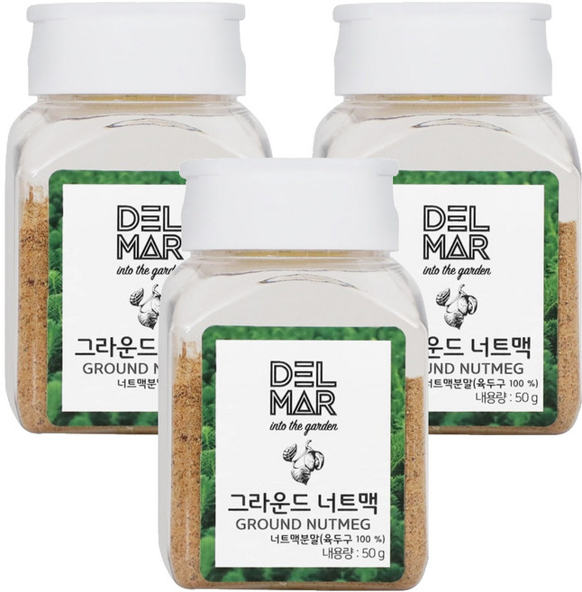 딜리셔스마켓 넛맥분 소형, 50g, 3개