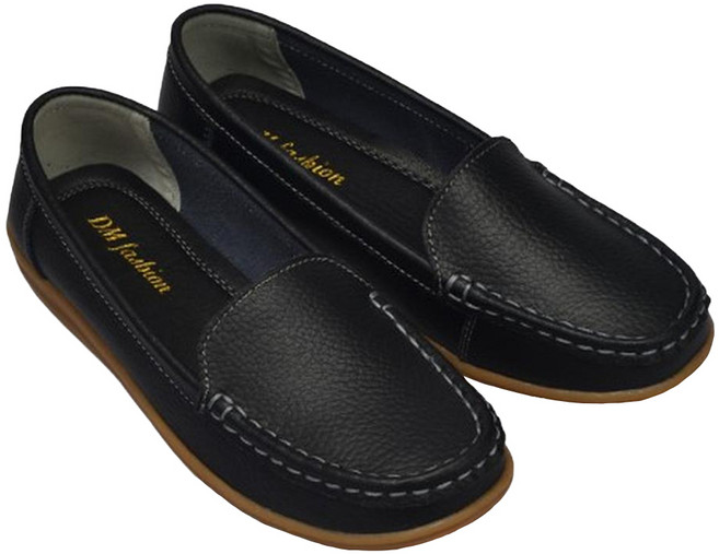 U.SEVEN 女款皮革舒適基本樂福鞋 DM1005