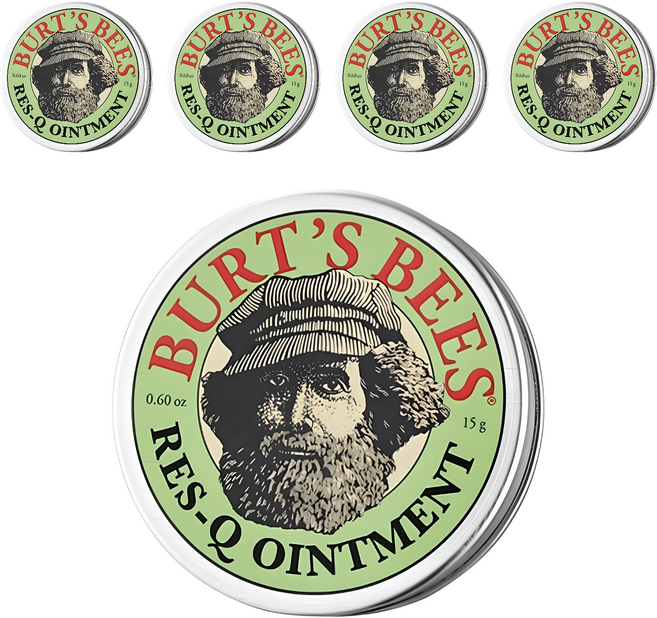 버츠비 레스큐 오인트먼트 틴, 로즈마리 / 라벤더, 15g, 5개
