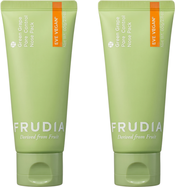 FRUDIA 台灣公司貨 有拭無孔 青葡萄毛孔潔淨鼻膜 撕除式, 1條, 2條