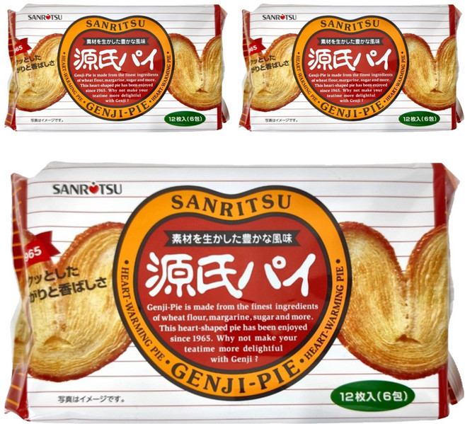 SANRITSU 三立製菓 源氏派 12枚, 120g, 3袋