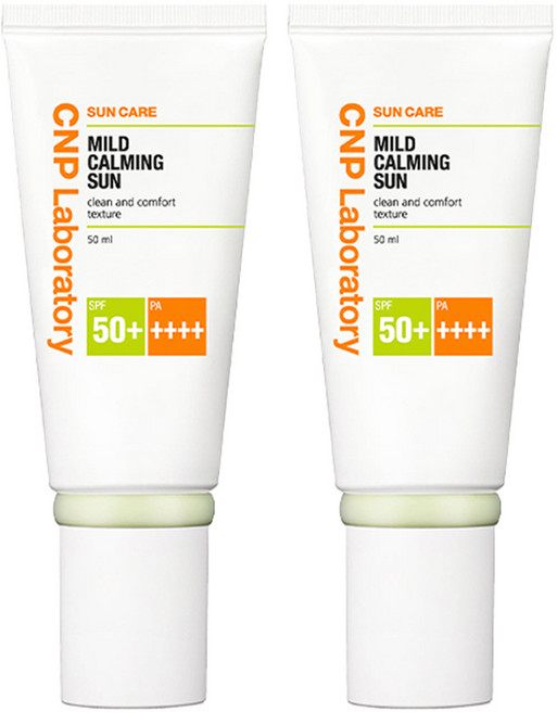 CNP차앤박 마일드 카밍 선크림 SPF50+ PA++++, 50ml, 2개