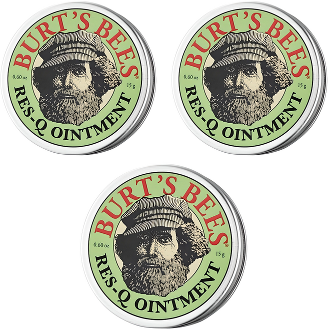 버츠비 레스큐 오인트먼트 틴, 로즈마리 / 라벤더, 15g, 3개