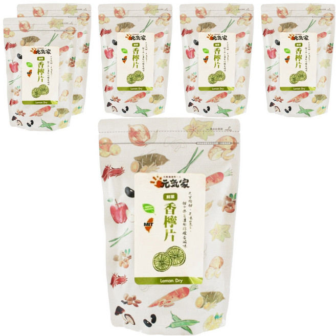 元氣家 香檸片, 200g, 6包