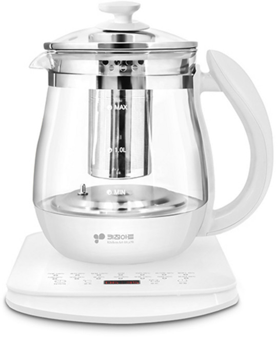 키친아트 쏘렐 프리미엄 더글라스 무선 전기 티포트, KIA-EK15(화이트)