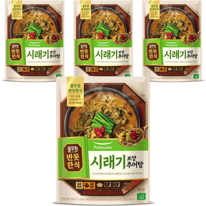 Pulmuone 圃美多 菜乾泥鰍湯, 460g, 4個