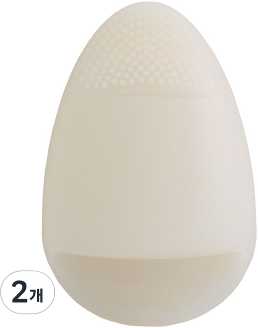 실리만 국내생산 실리콘 세안 솔 코튼베이지, 2개