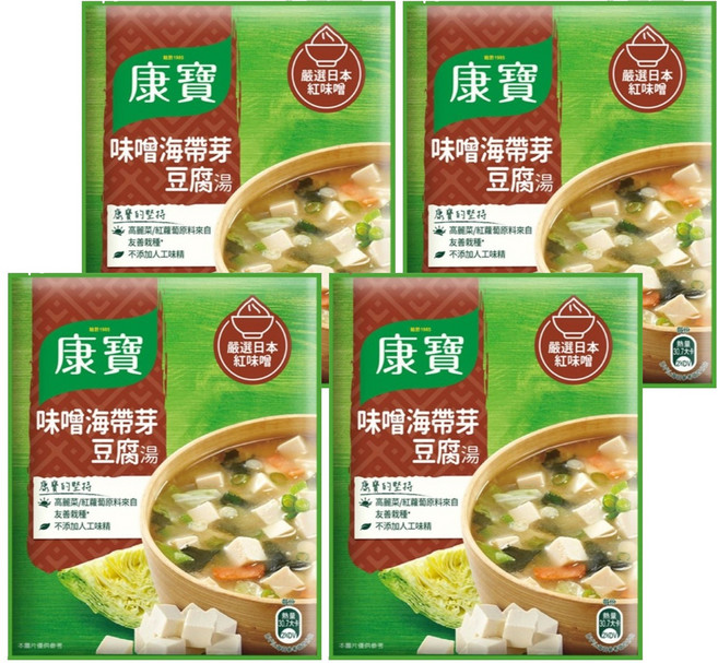 Knorr 康寶 味噌海帶芽豆腐湯, 34.7g, 4包