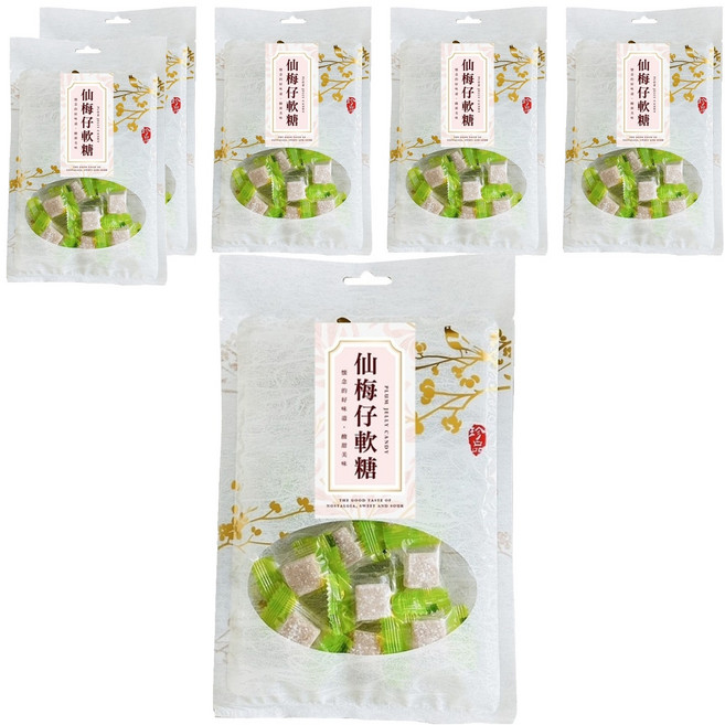CHILL 愛吃 仙梅仔軟糖, 50g, 6包