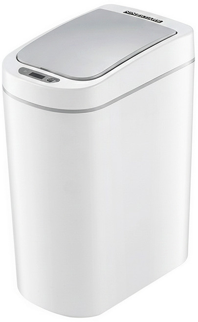 NINESTARS 納仕達 靜音防水感應垃圾桶, 極地白, 1個