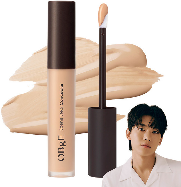 OBge 씬 스틸 리퀴드 컨실러 5g, 1개, 미디엄베이지