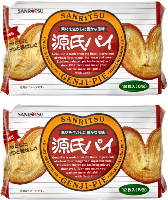 SANRITSU 三立製菓 源氏派 12枚, 120g, 2袋