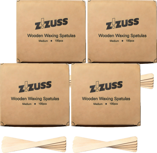 지저쓰 왁싱 우드 스파츌라 중 100p, 4개