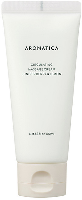 아로마티카 쿨링 릴리프 마사지 바디크림 주니퍼베리 & 레몬, 100ml, 1개