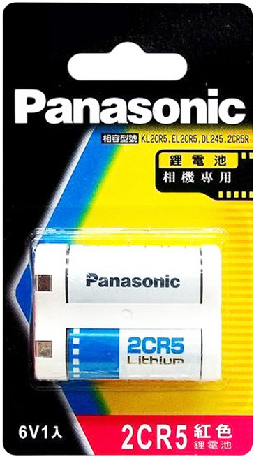 Panasonic 公司貨 鋰電池 2CR5, 1個, 1入