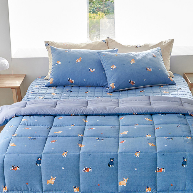 라몬떼 댕댕이 차렵이불 세트