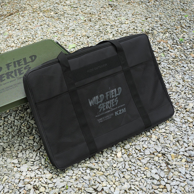 카즈미 와일드 필드 그라운드 테이블 미니 캐리백, 1개, 블랙