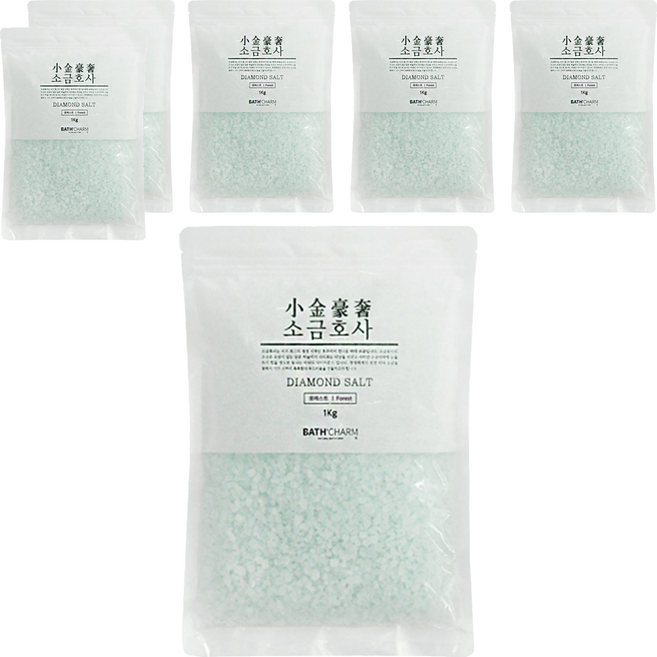 바스참 소금호사 다이아몬드 솔트 포레스트, 1kg, 6개