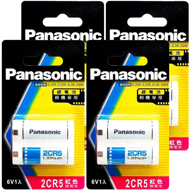 Panasonic 公司貨 鋰電池 2CR5, 4個, 1入