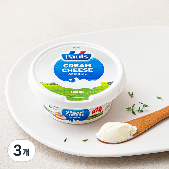 폴스 크림치즈 오리지널, 140g, 1개입, 3개